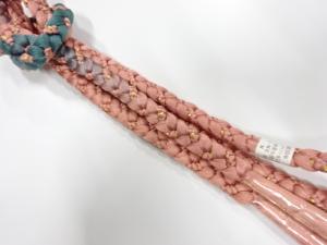 未使用品　正絹　手組帯締め